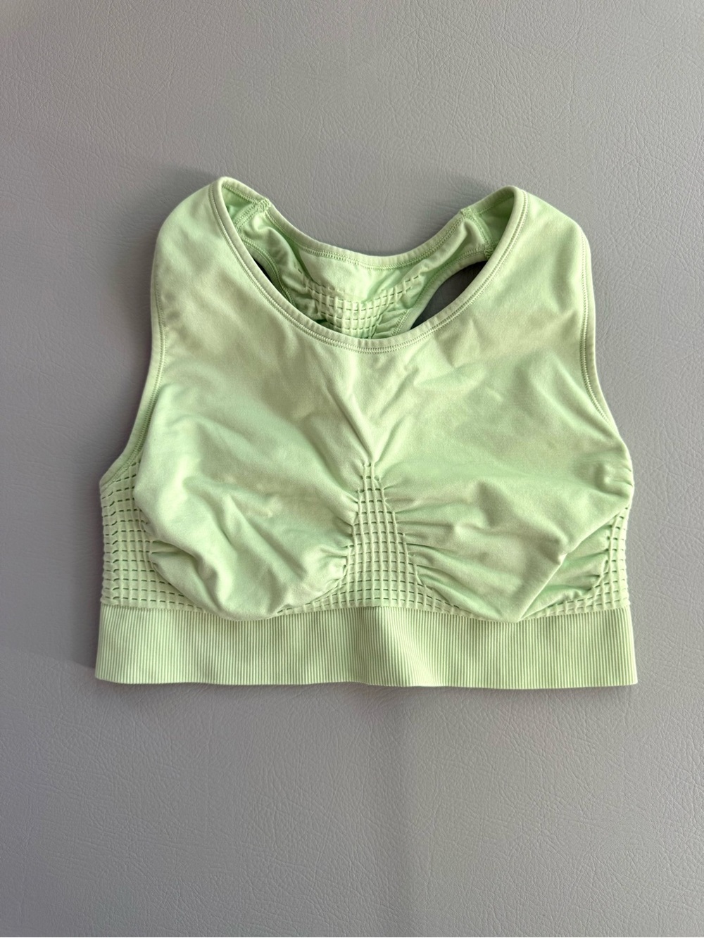 Sweaty Betty Stamina Sports Bra Utopia Green size XL - Wire free Soft Bra